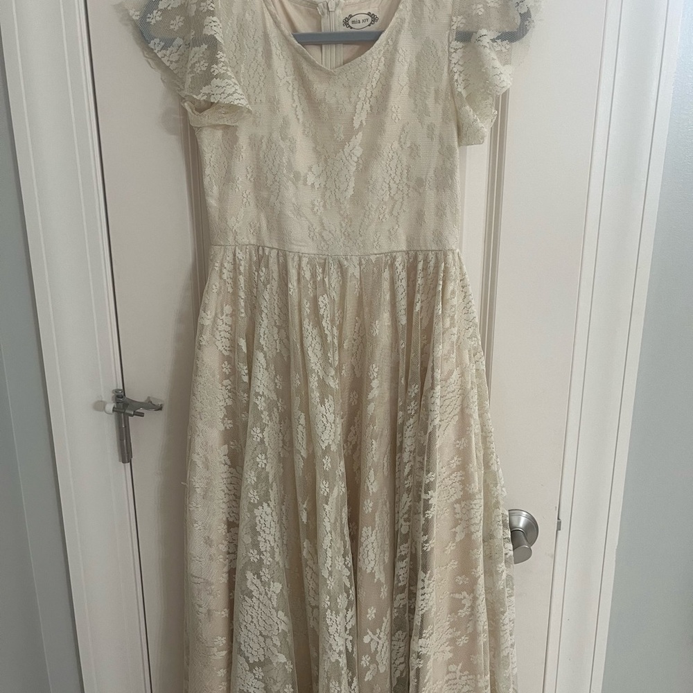 Joyfolie girls lace dress size 10.